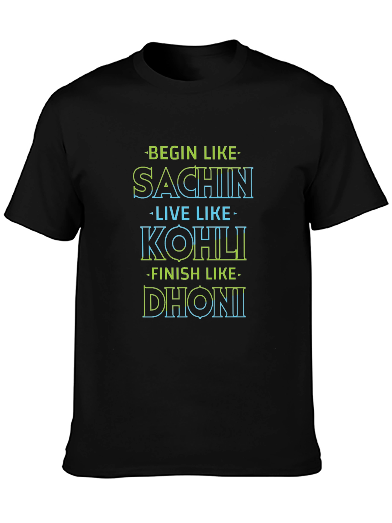 Begin Like Sachin T-Shirt