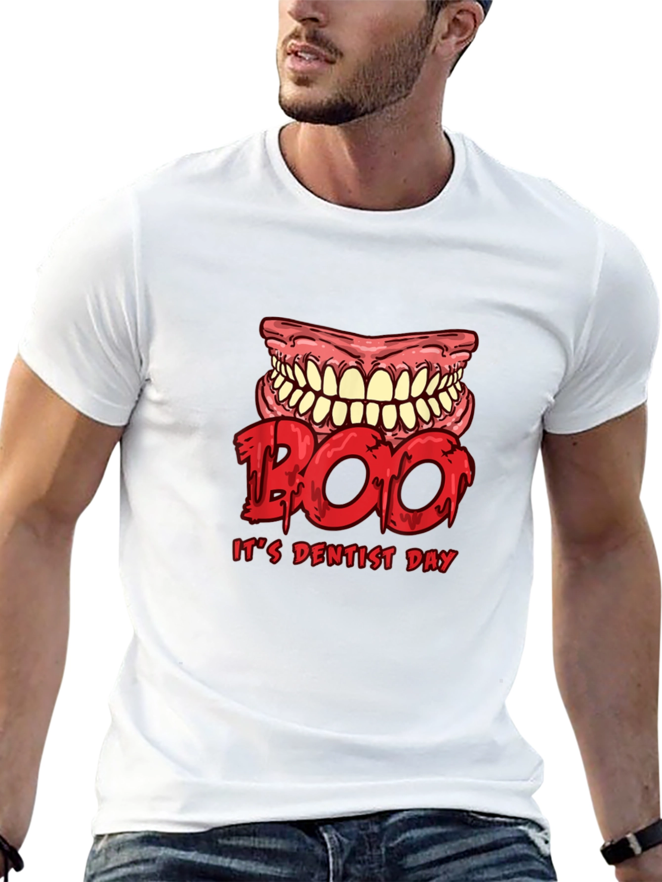 Boo Dentist Day Black T-Shirt