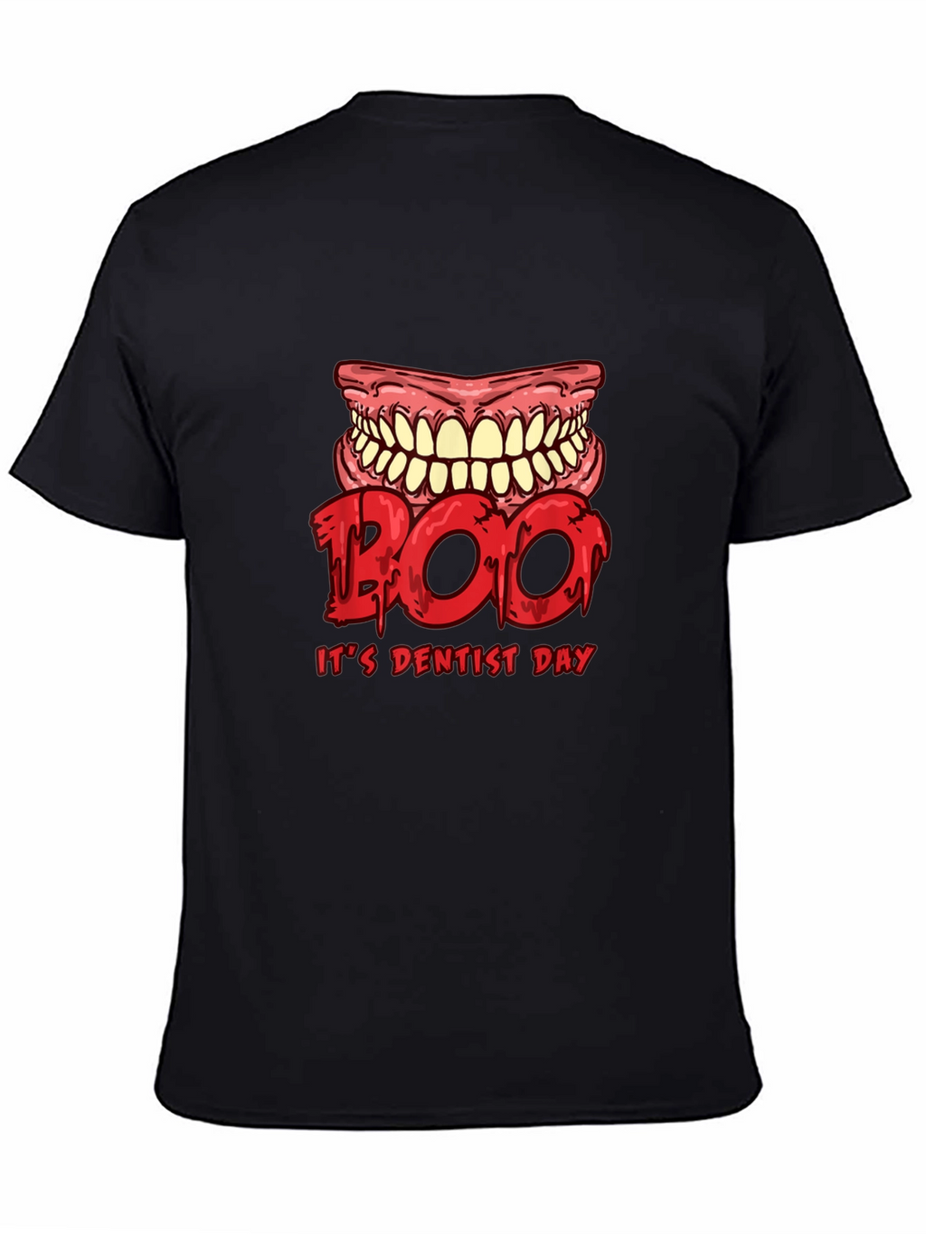 Boo Dentist Day Black T-Shirt