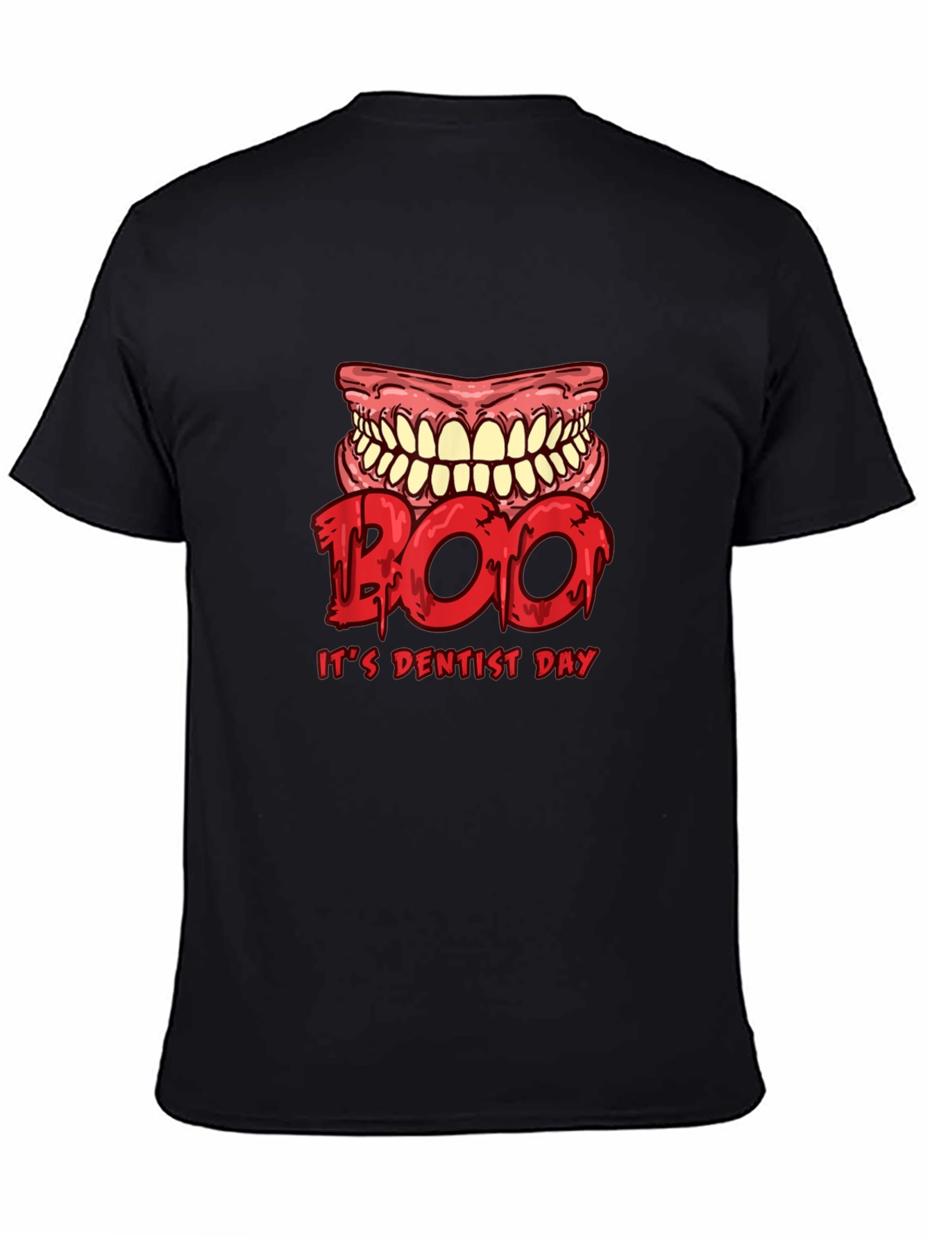 Boo Dentist Day Black T-Shirt