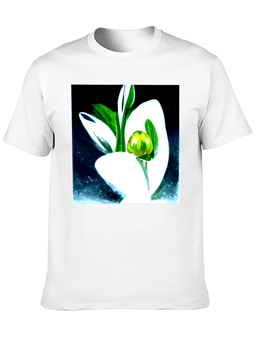 Abstract Floral T-Shirt