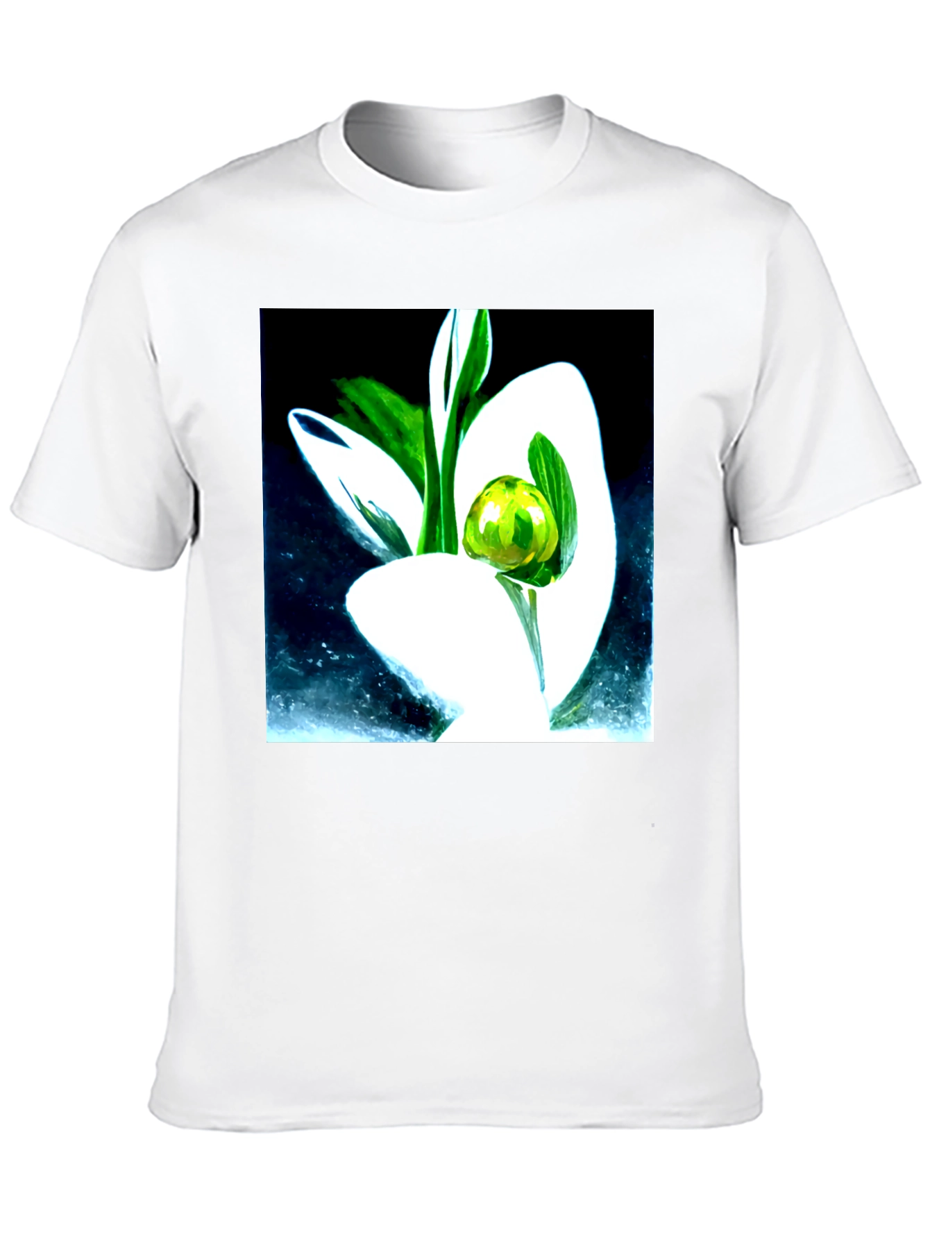 Abstract Floral T-Shirt
