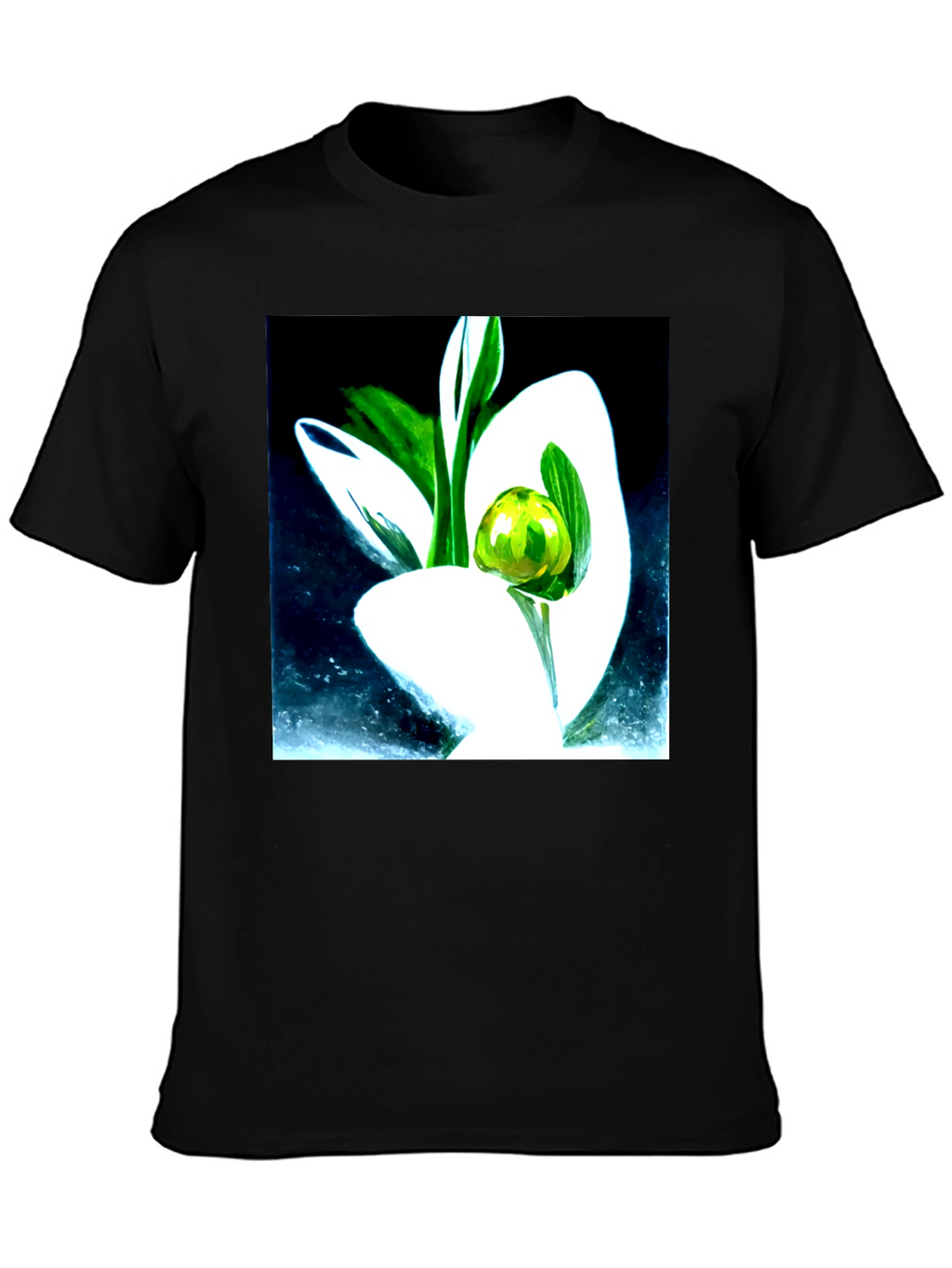 Abstract Floral T-Shirt
