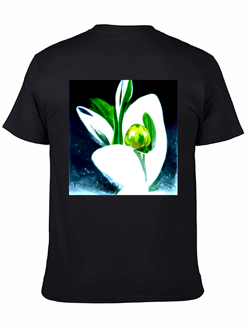 Abstract Floral T-Shirt
