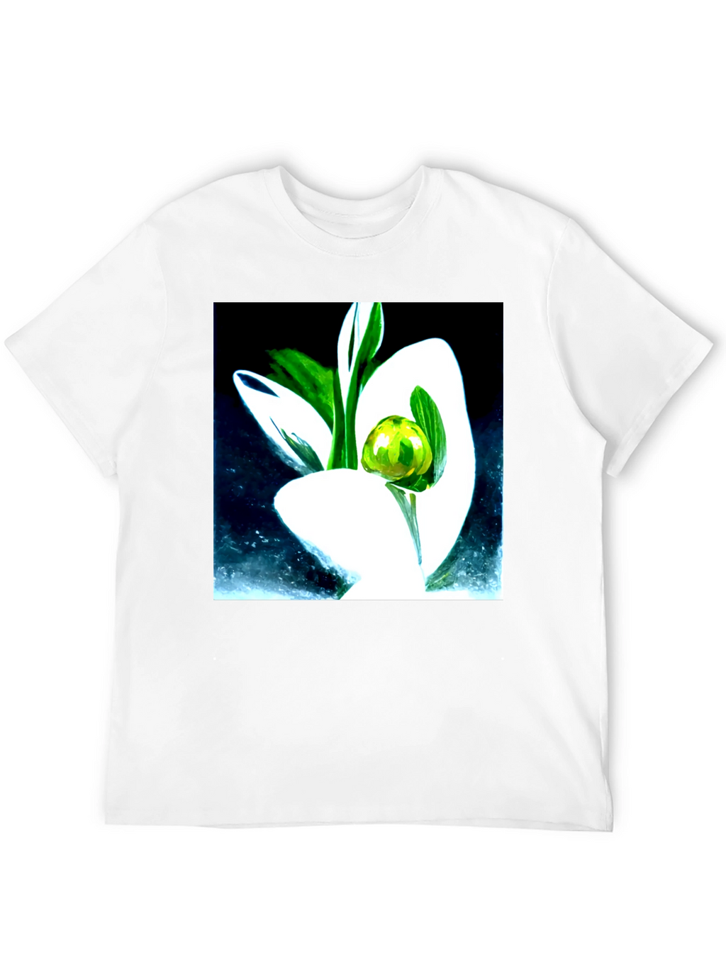 Abstract Floral T-Shirt
