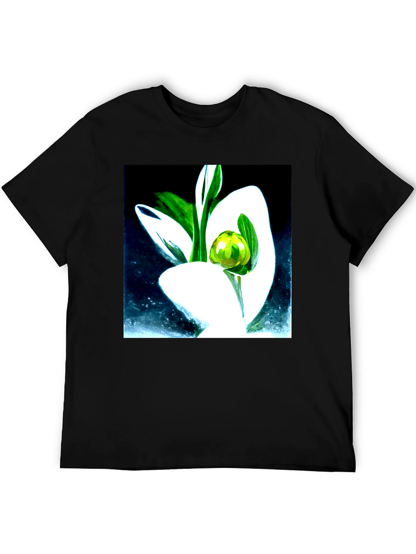 Abstract Floral T-Shirt