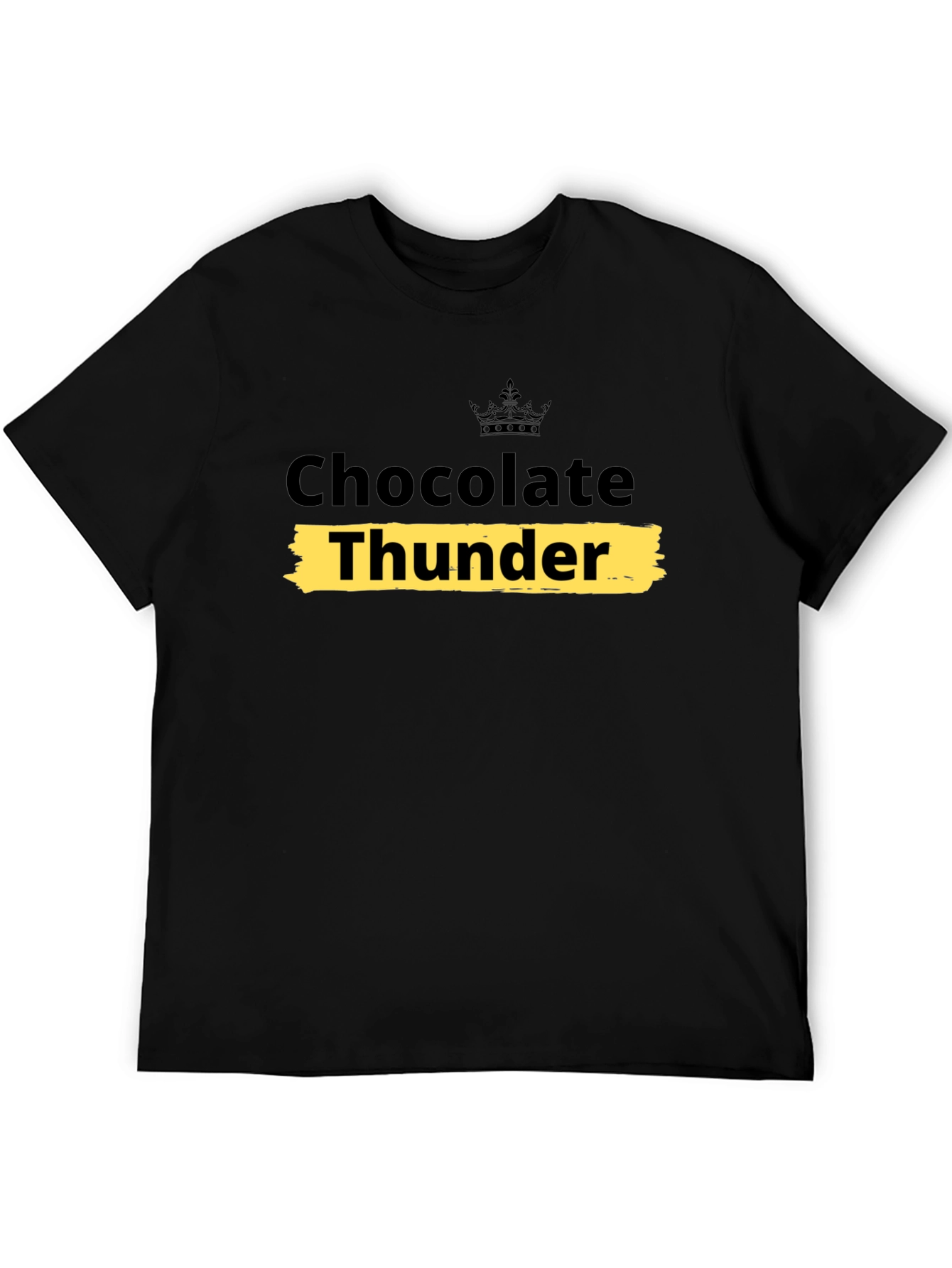 Chocolate Thunder Graphic Tee - Soft Cotton Blend