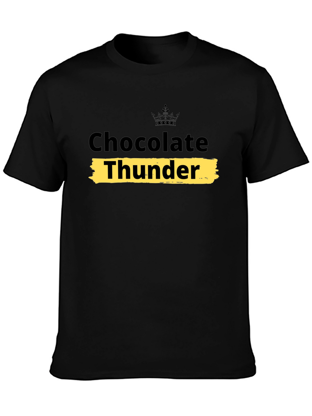 Chocolate Thunder Graphic Tee - Soft Cotton Blend