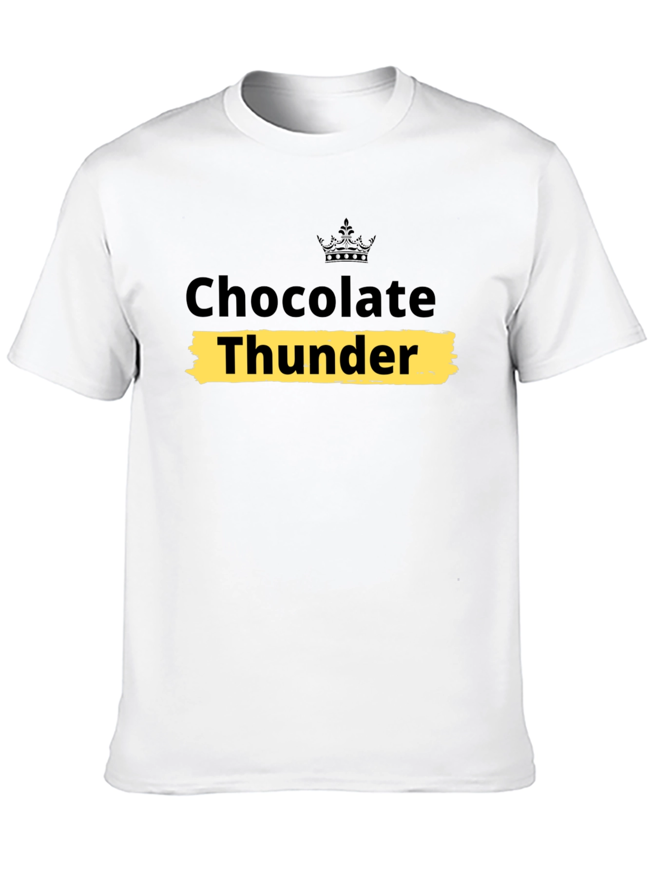 Chocolate Thunder Graphic Tee - Soft Cotton Blend