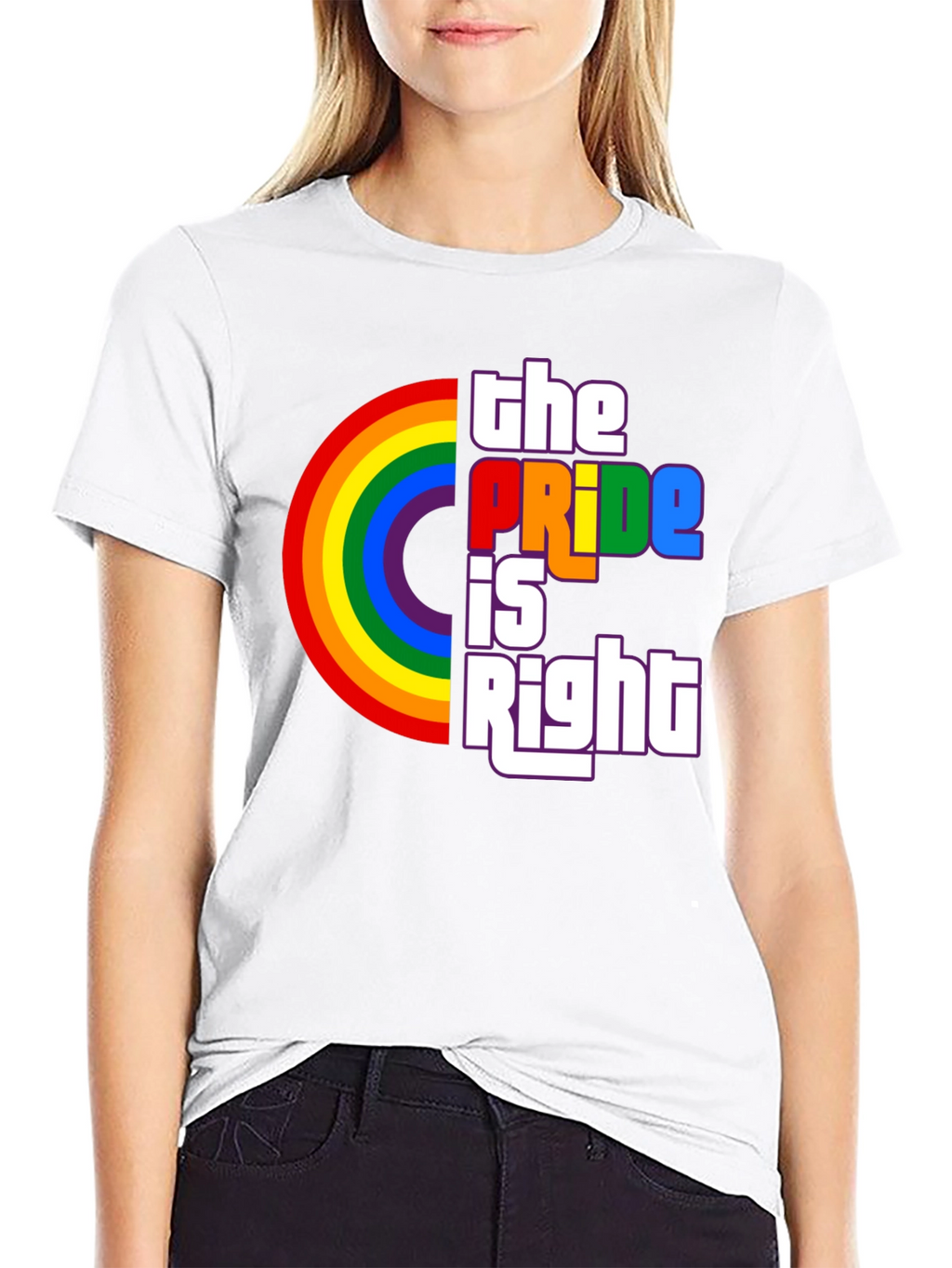 The Pride Is Right Rainbow Graphic T-Shirt