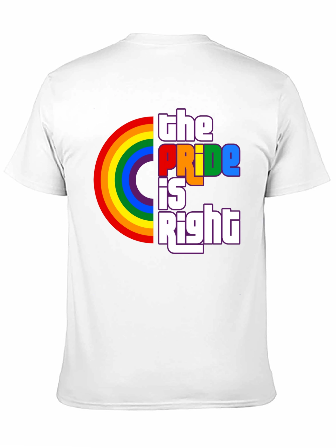 The Pride Is Right Rainbow Graphic T-Shirt