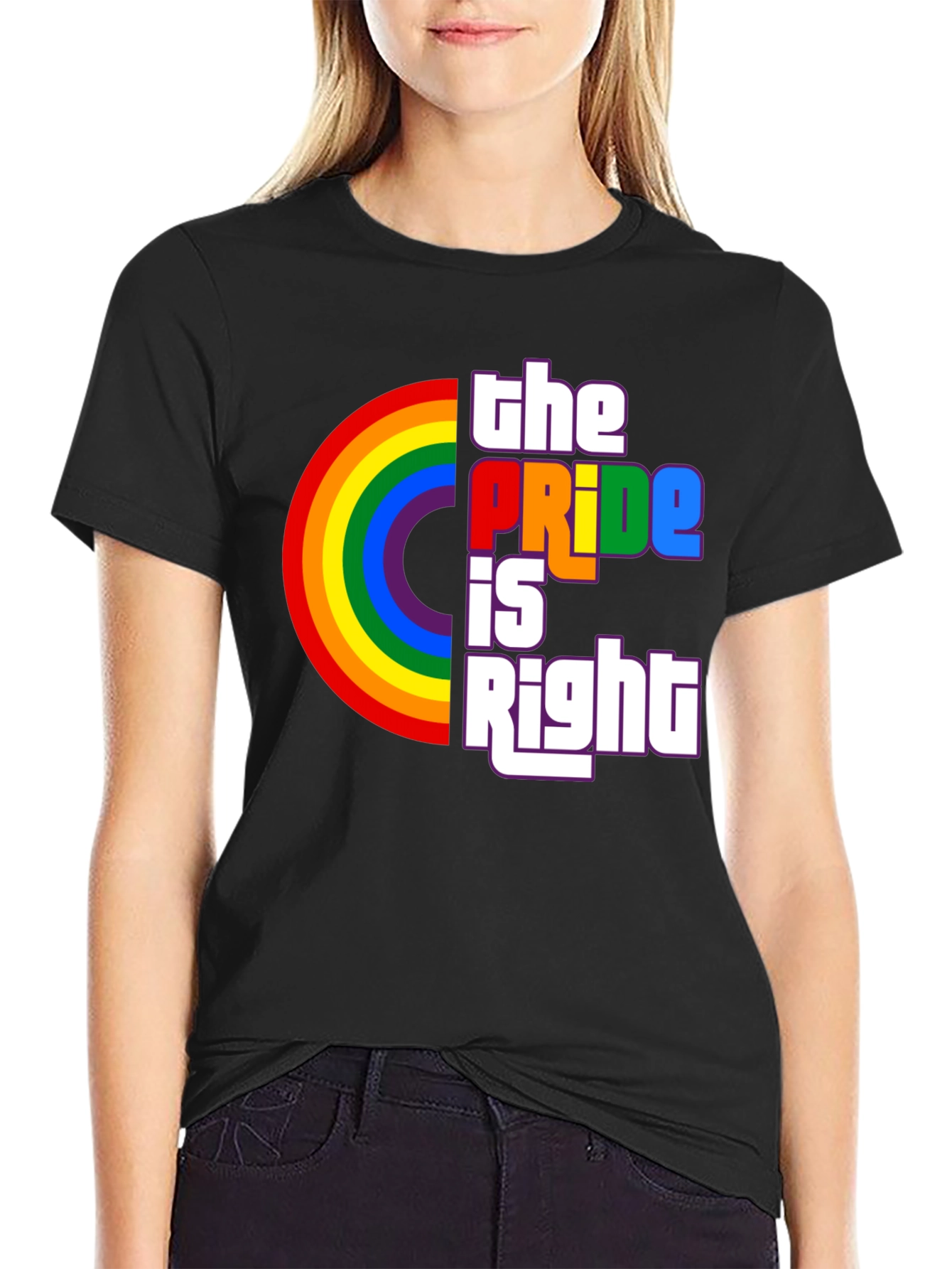 The Pride Is Right Rainbow Graphic T-Shirt