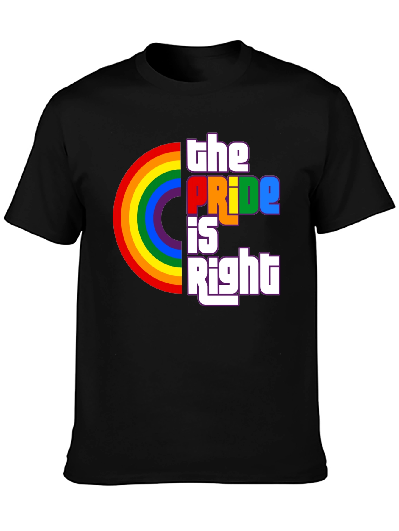 The Pride Is Right Rainbow Graphic T-Shirt