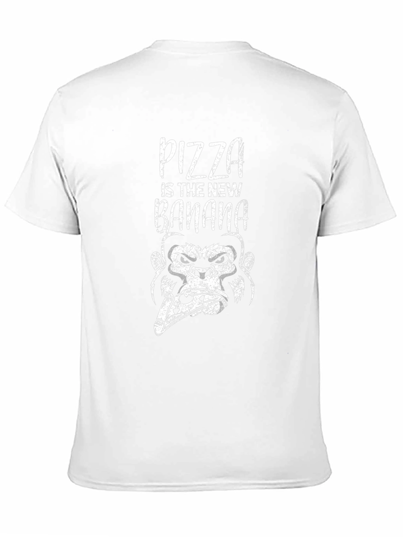 Pizza Gorilla Graphic T-Shirt - Funny Foodie Tee