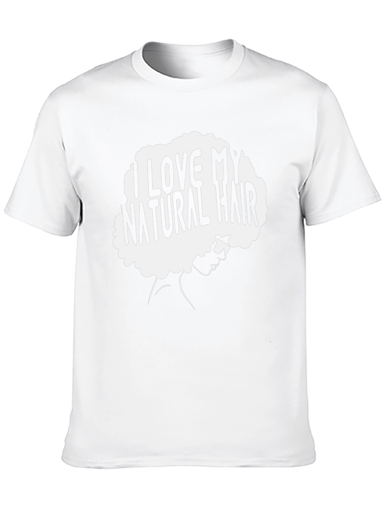 I Love My Natural Hair Black T-Shirt