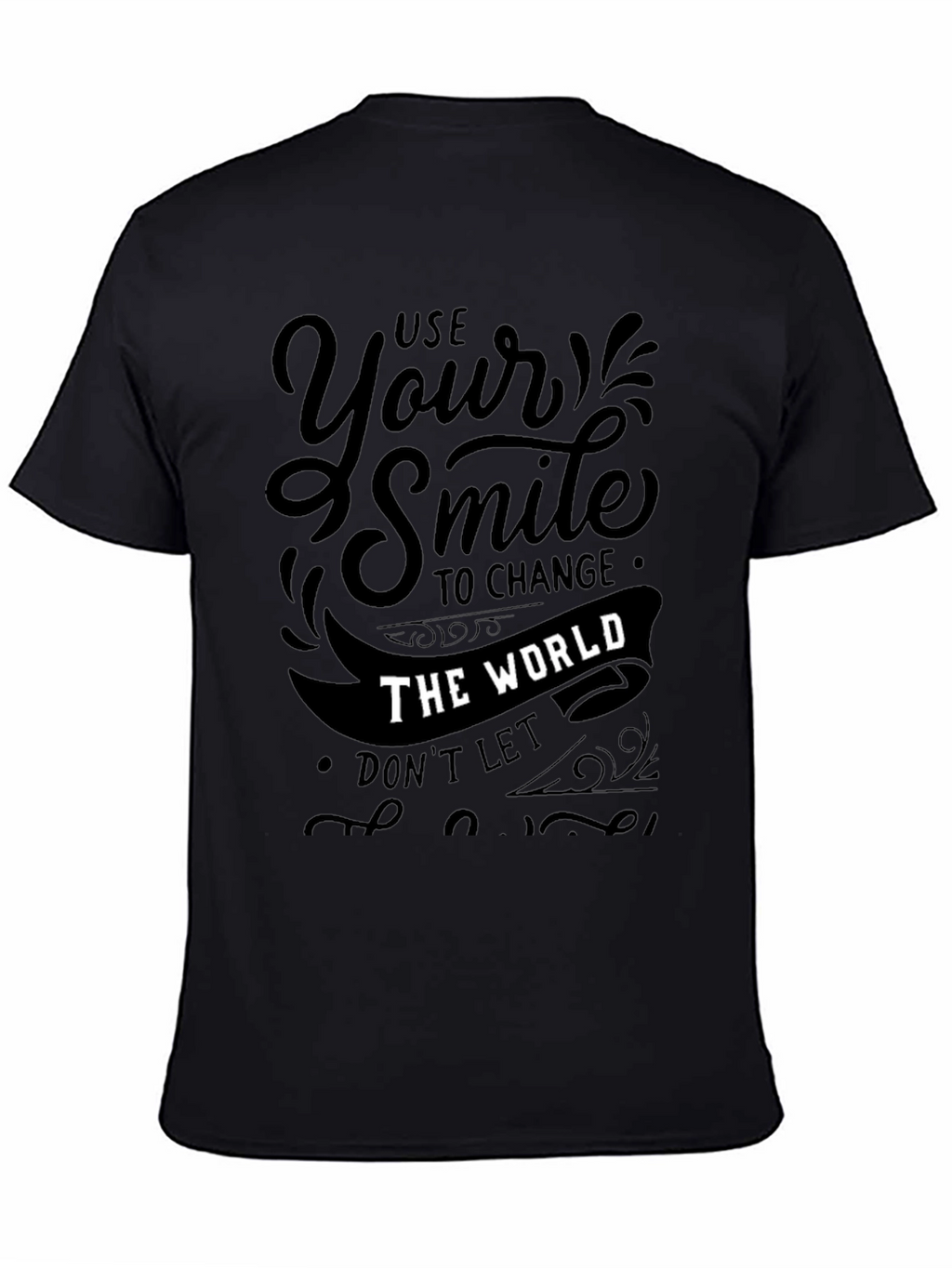 Use Your Smile Graphic Tee - Positive Vibes Shirt
