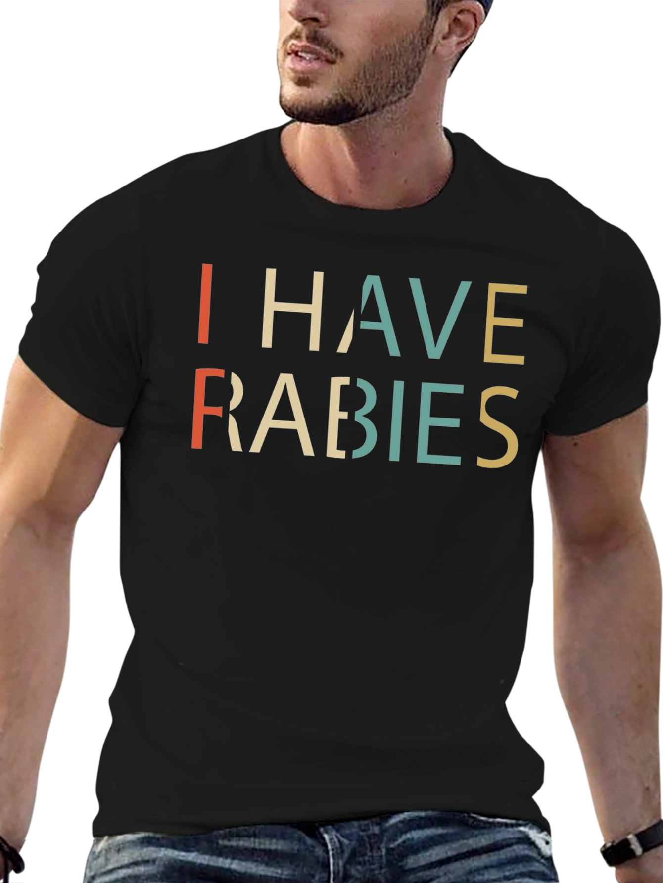I Have Rabies T-Shirt - Retro Style Graphic Tee