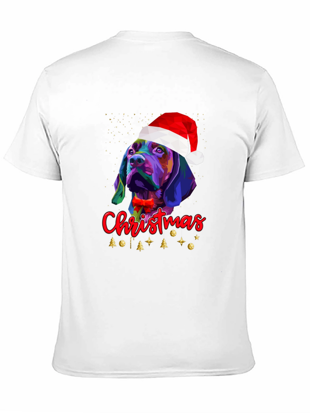 Christmas Dog T-Shirt Festive Graphic Tee