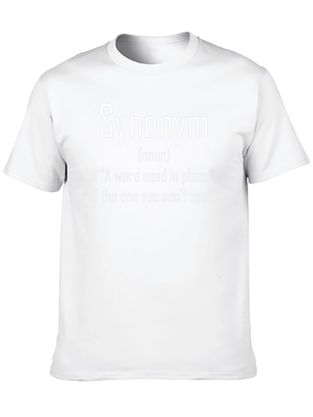 Synonym Definition T-Shirt - Funny Word Nerd Tee