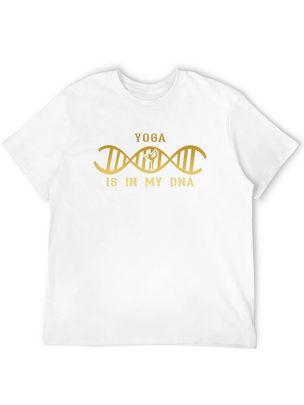 Yoga in My DNA Black T-Shirt
