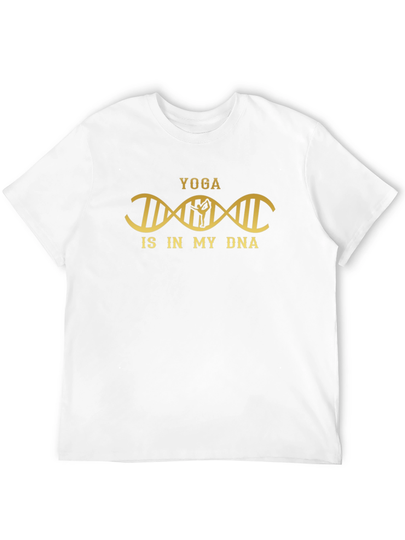 Yoga in My DNA Black T-Shirt
