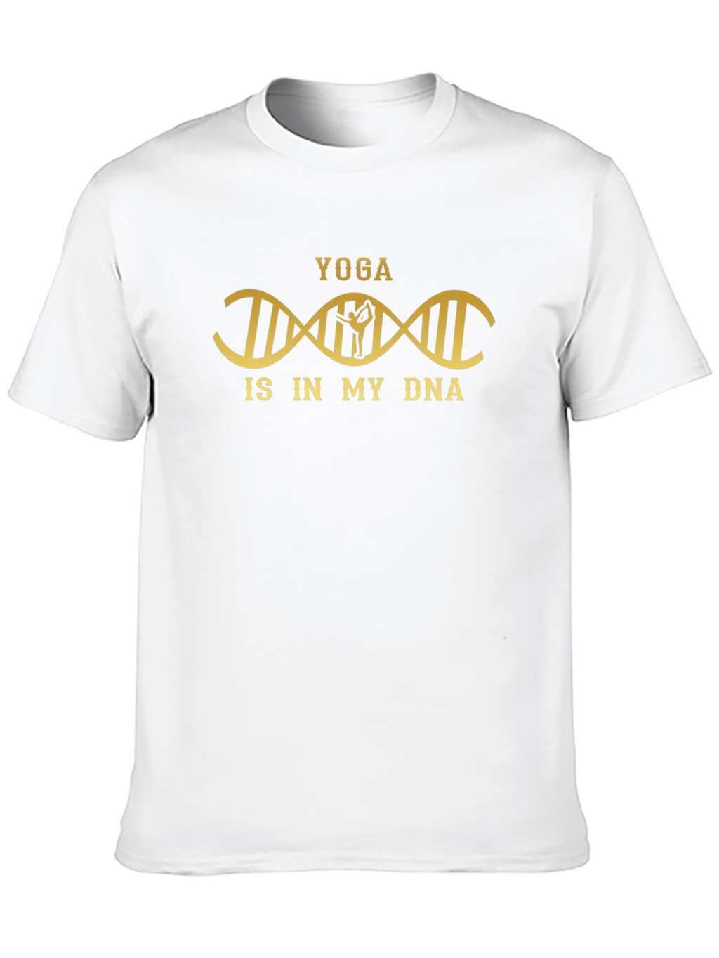 Yoga in My DNA Black T-Shirt