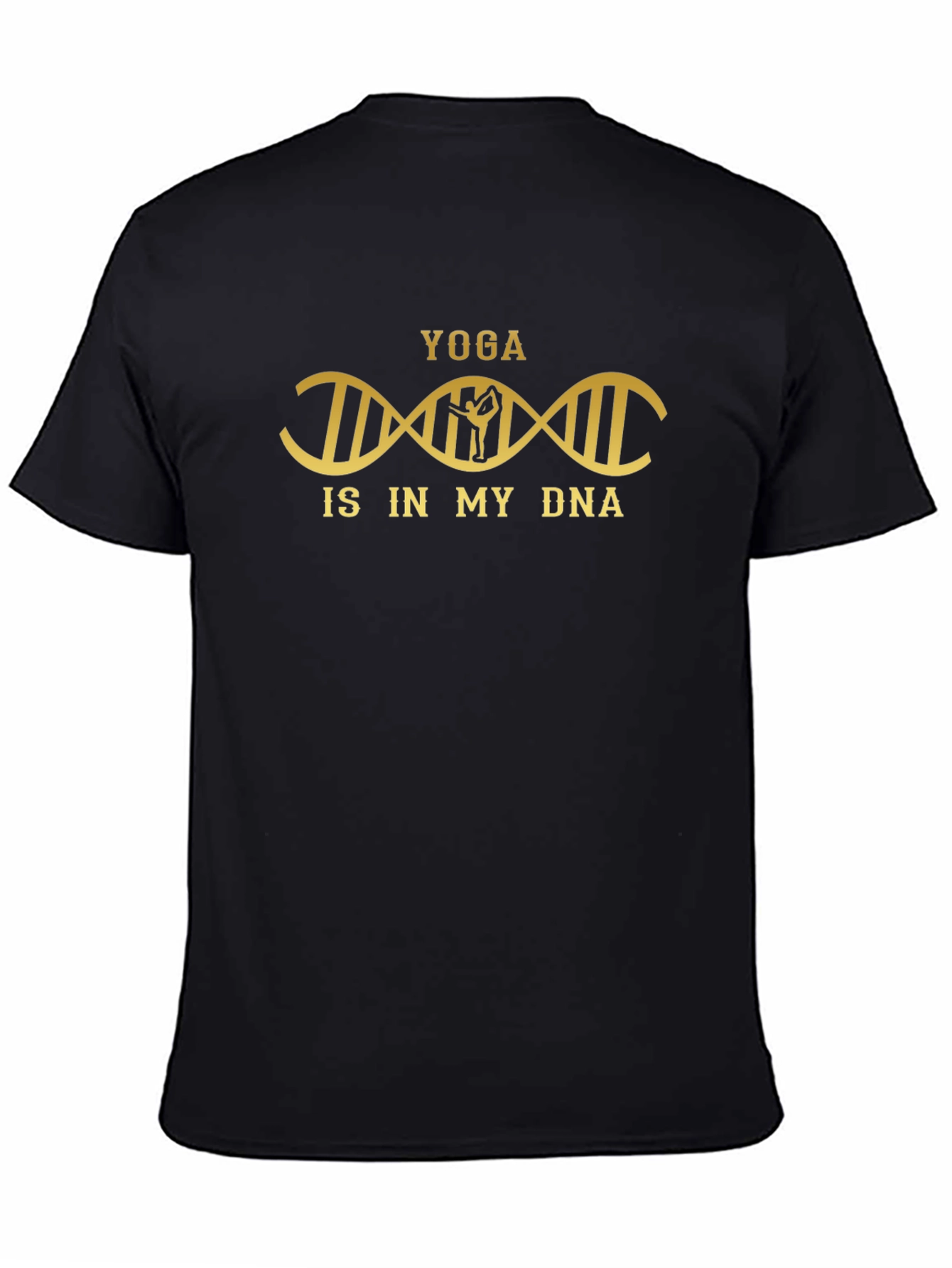 Yoga in My DNA Black T-Shirt