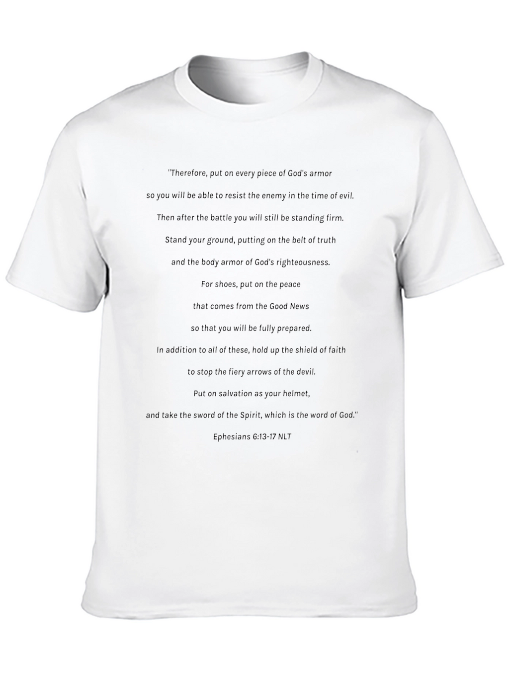 Armor of God T-Shirt - Ephesians 6:13-17