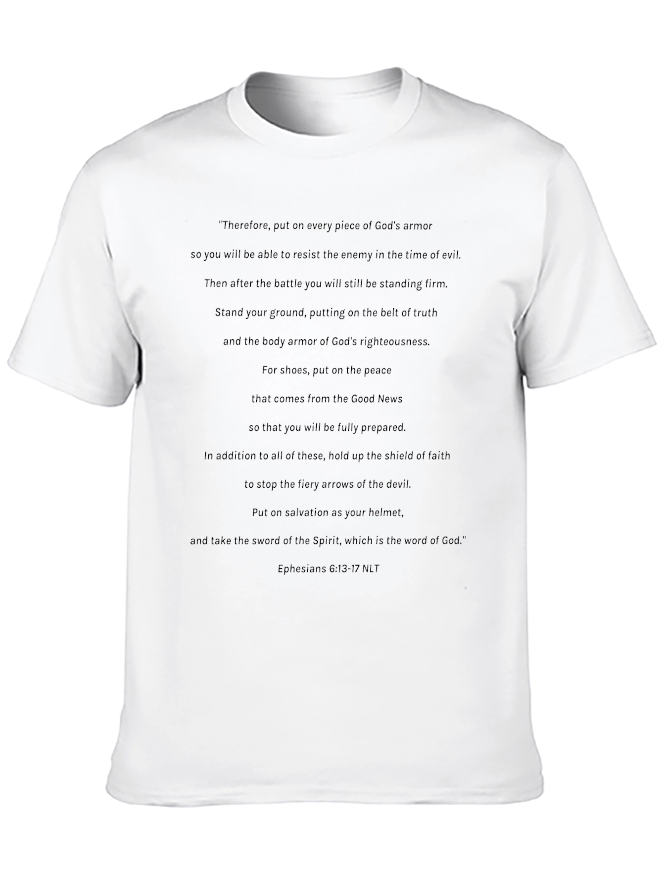 Armor of God T-Shirt - Ephesians 6:13-17