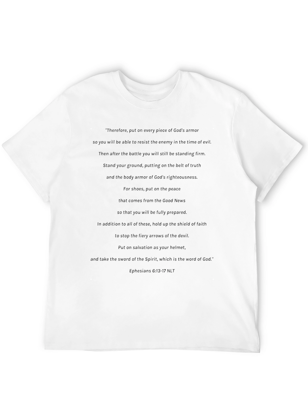 Armor of God T-Shirt - Ephesians 6:13-17
