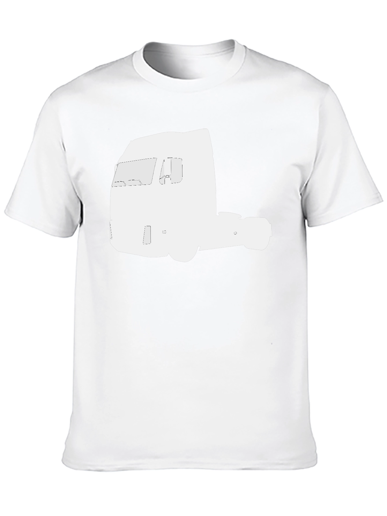 Truck Silhouette Graphic Tee - Black