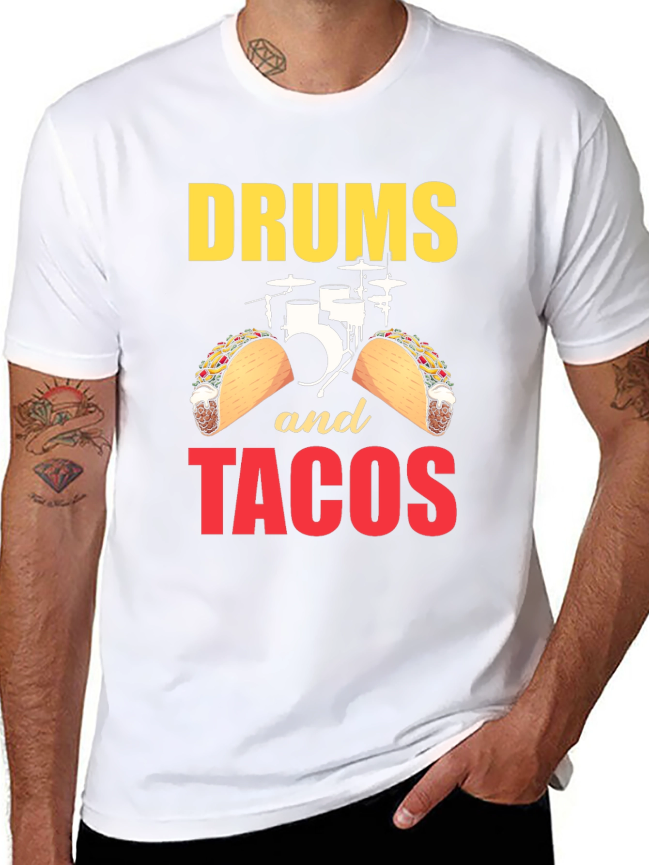 Drums and Tacos Graphic Tee