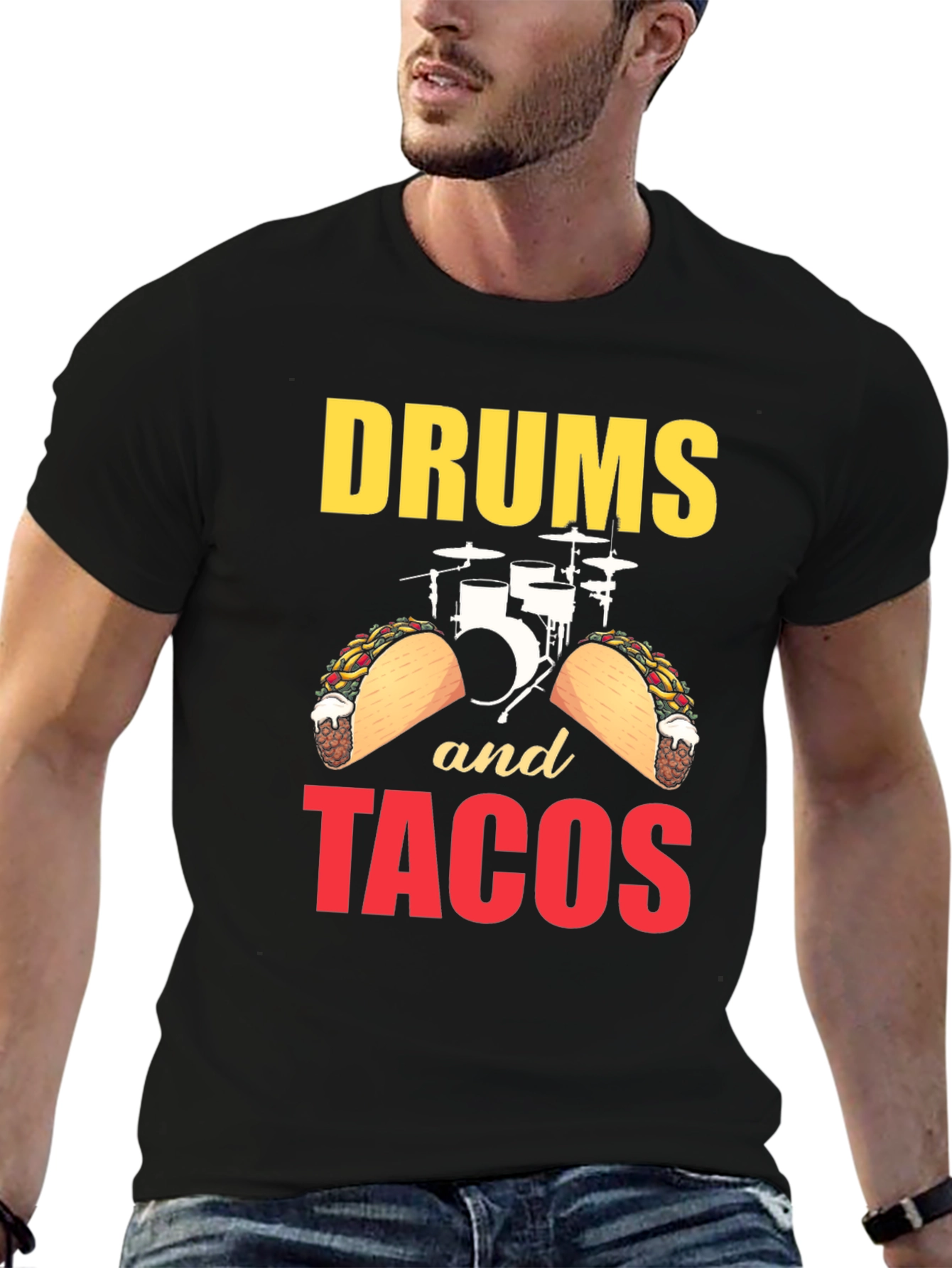 Drums and Tacos Graphic Tee