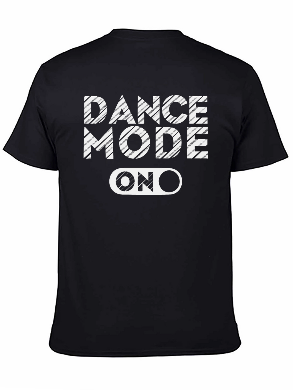 Dance Mode On Graphic Black T-Shirt