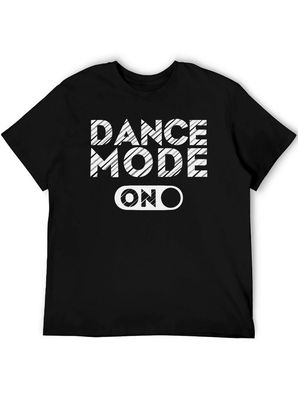 Dance Mode On Graphic Black T-Shirt