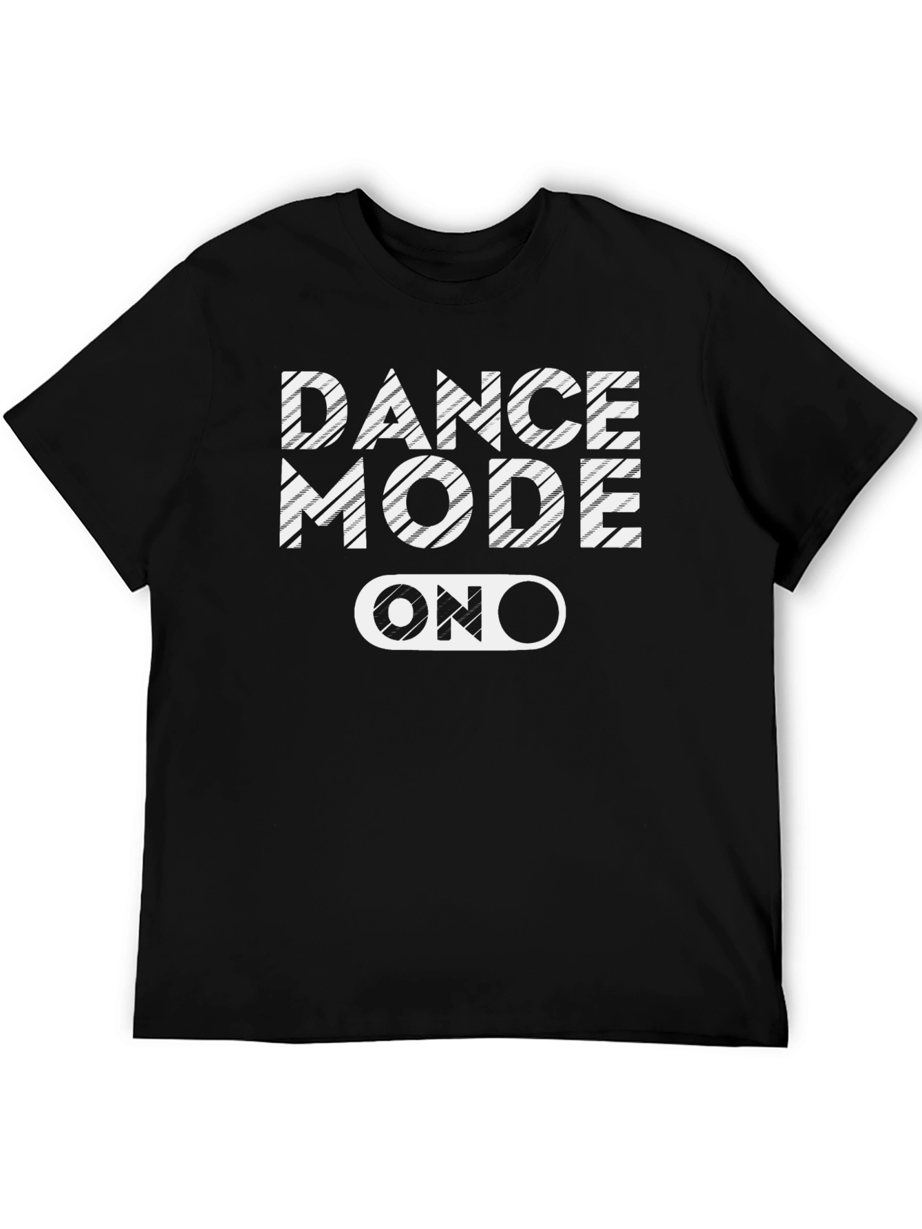 Dance Mode On Graphic Black T-Shirt