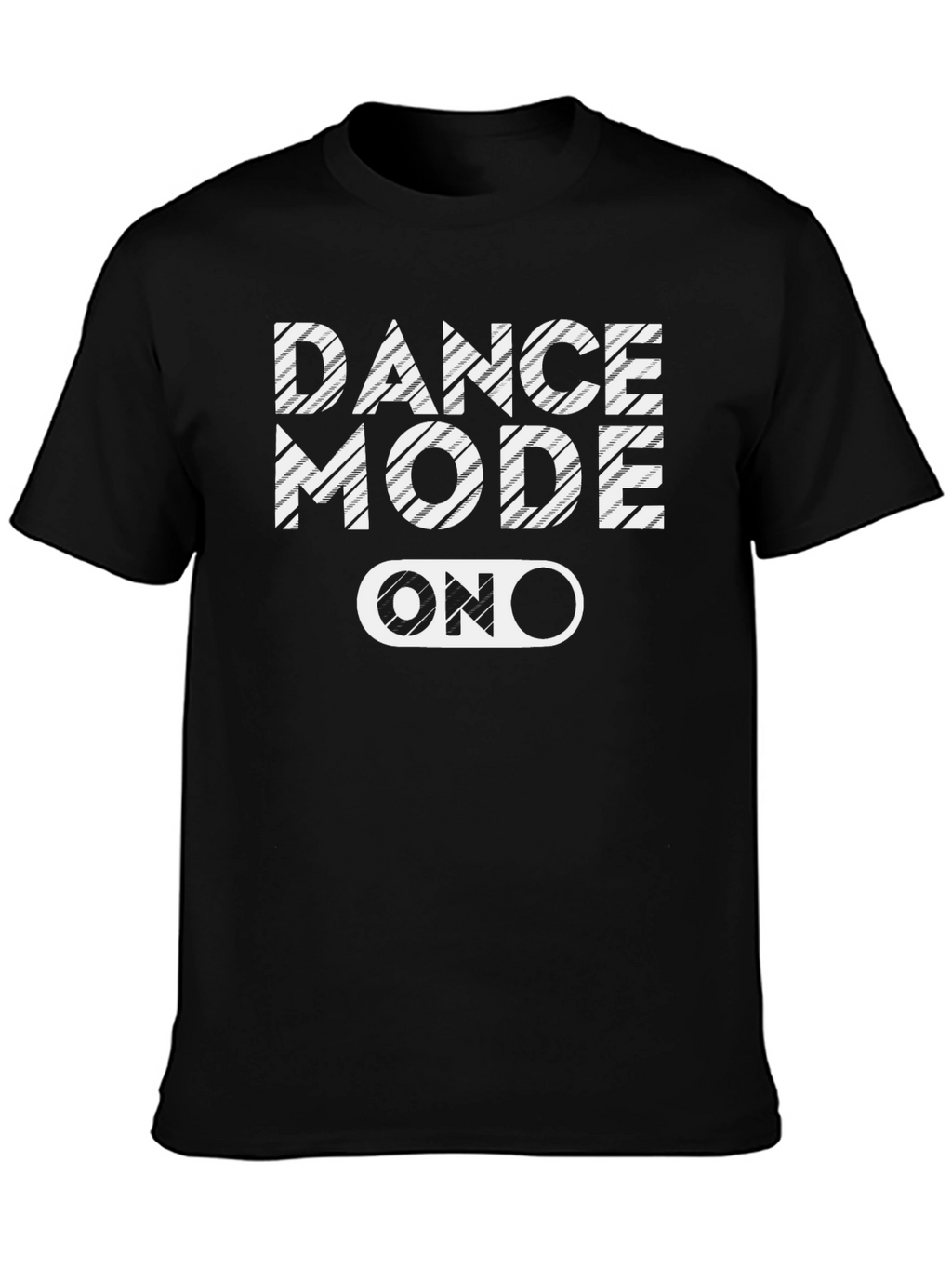 Dance Mode On Graphic Black T-Shirt