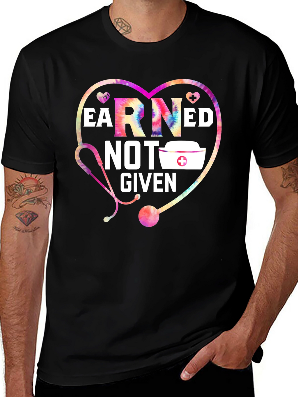 Earned RN Nurse T-Shirt