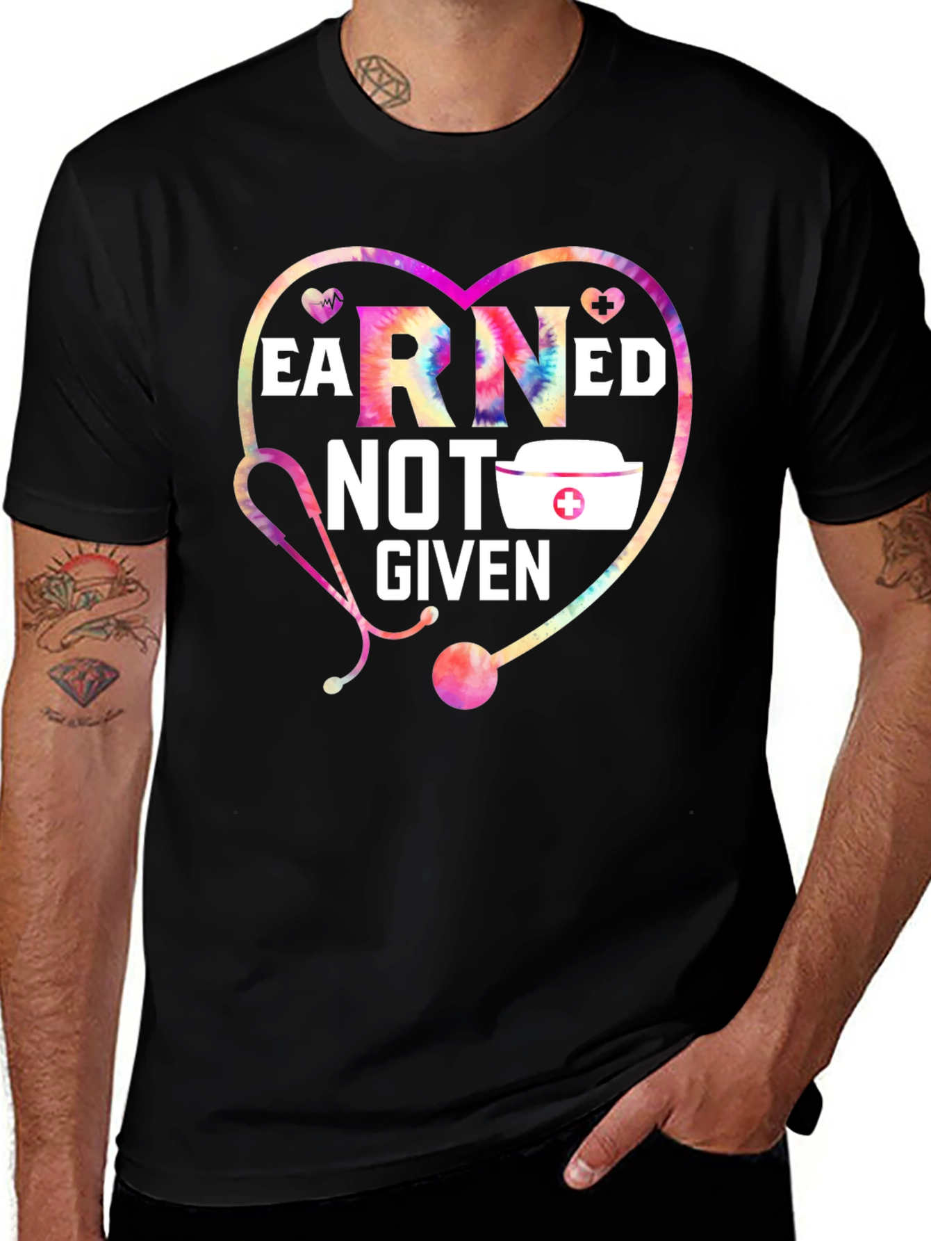 Earned RN Nurse T-Shirt