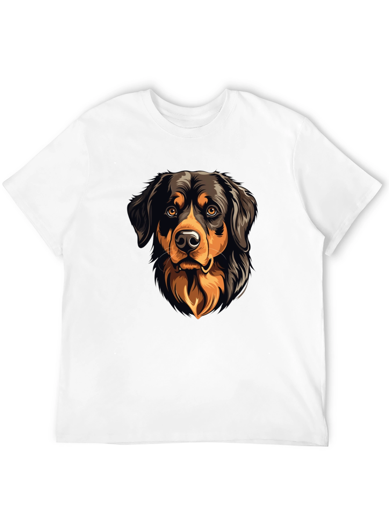Dog Graphic Black T-Shirt