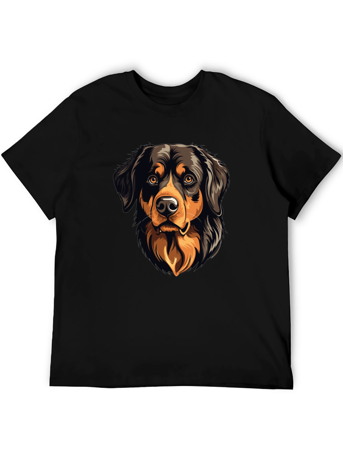 Dog Graphic Black T-Shirt