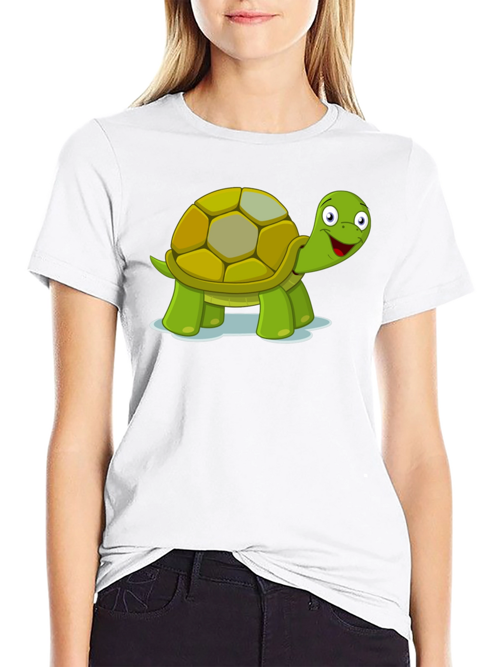 Cartoon Turtle Graphic Tee