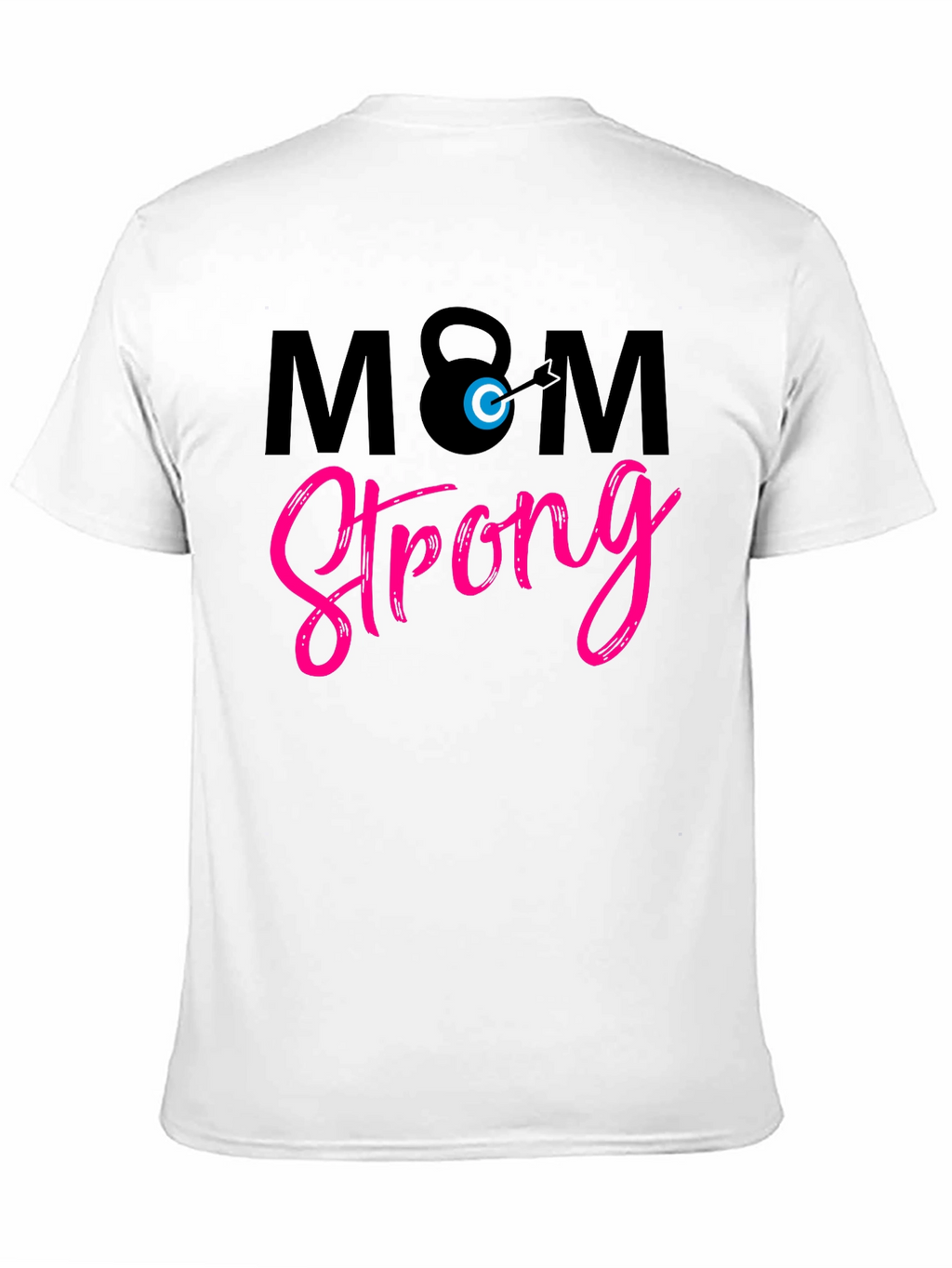 Mom Strong Graphic Tee - Black