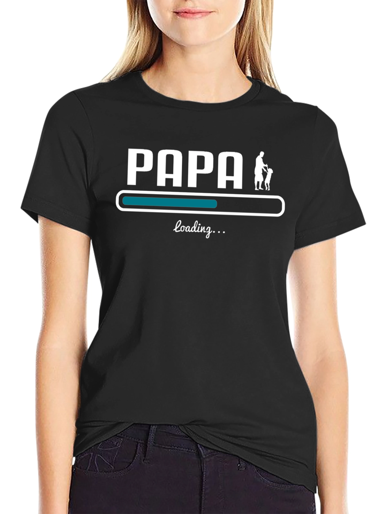 Papa Loading T-Shirt - Fathers Day Gift