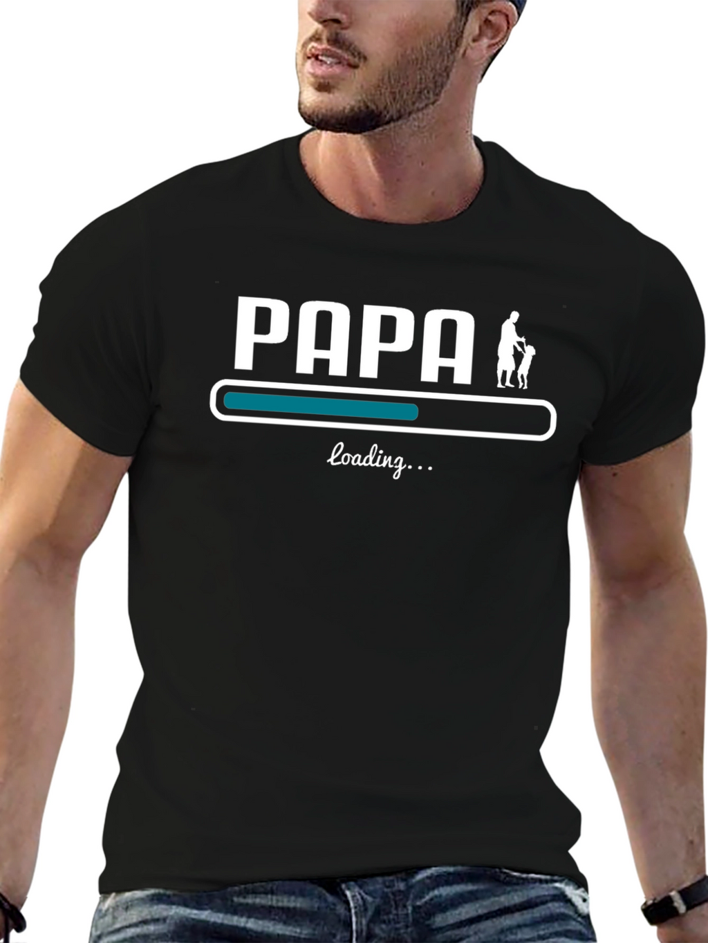 Papa Loading T-Shirt - Fathers Day Gift