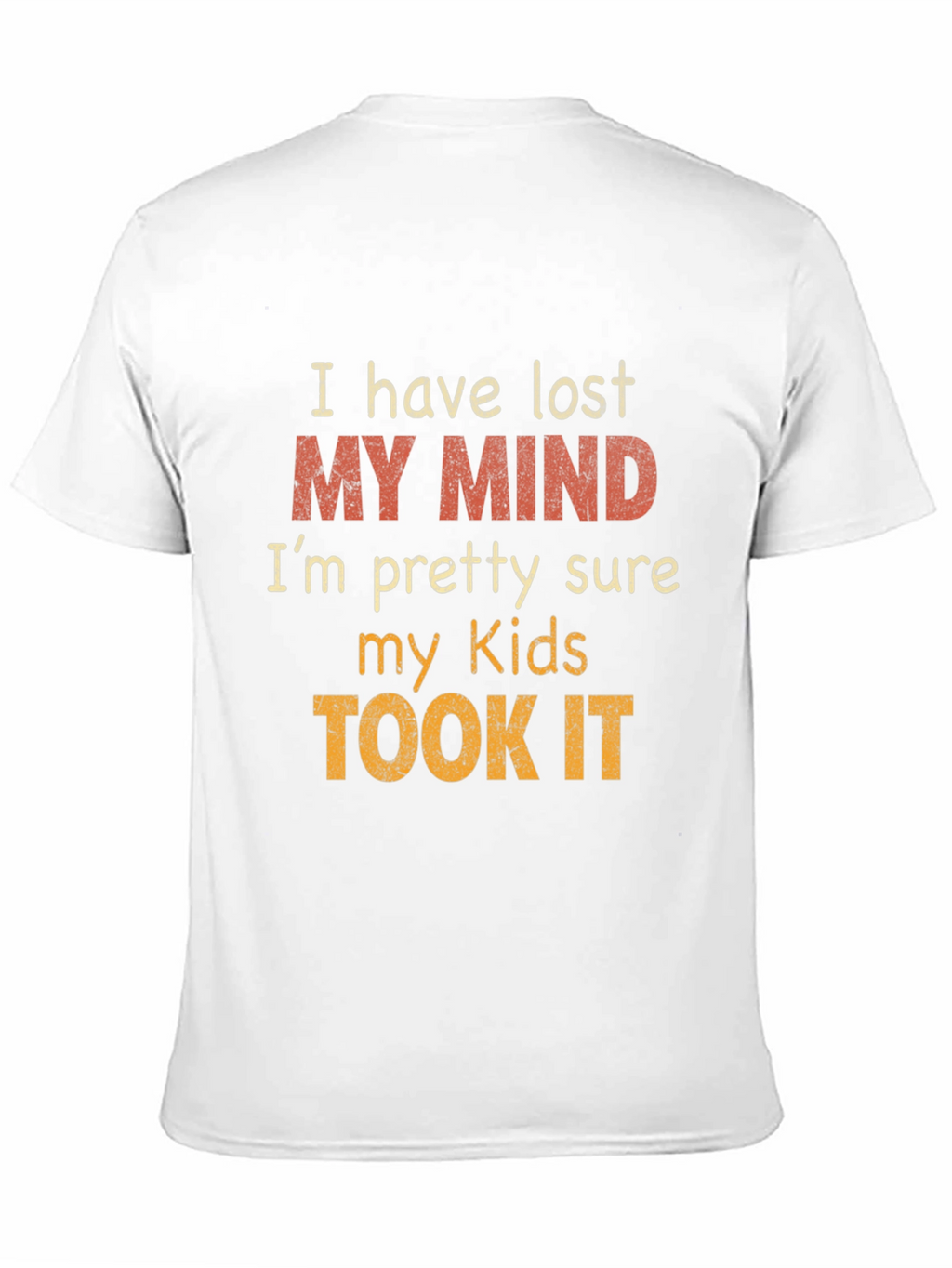 Lost My Mind Kids T-Shirt: Funny Novelty Graphic Tee