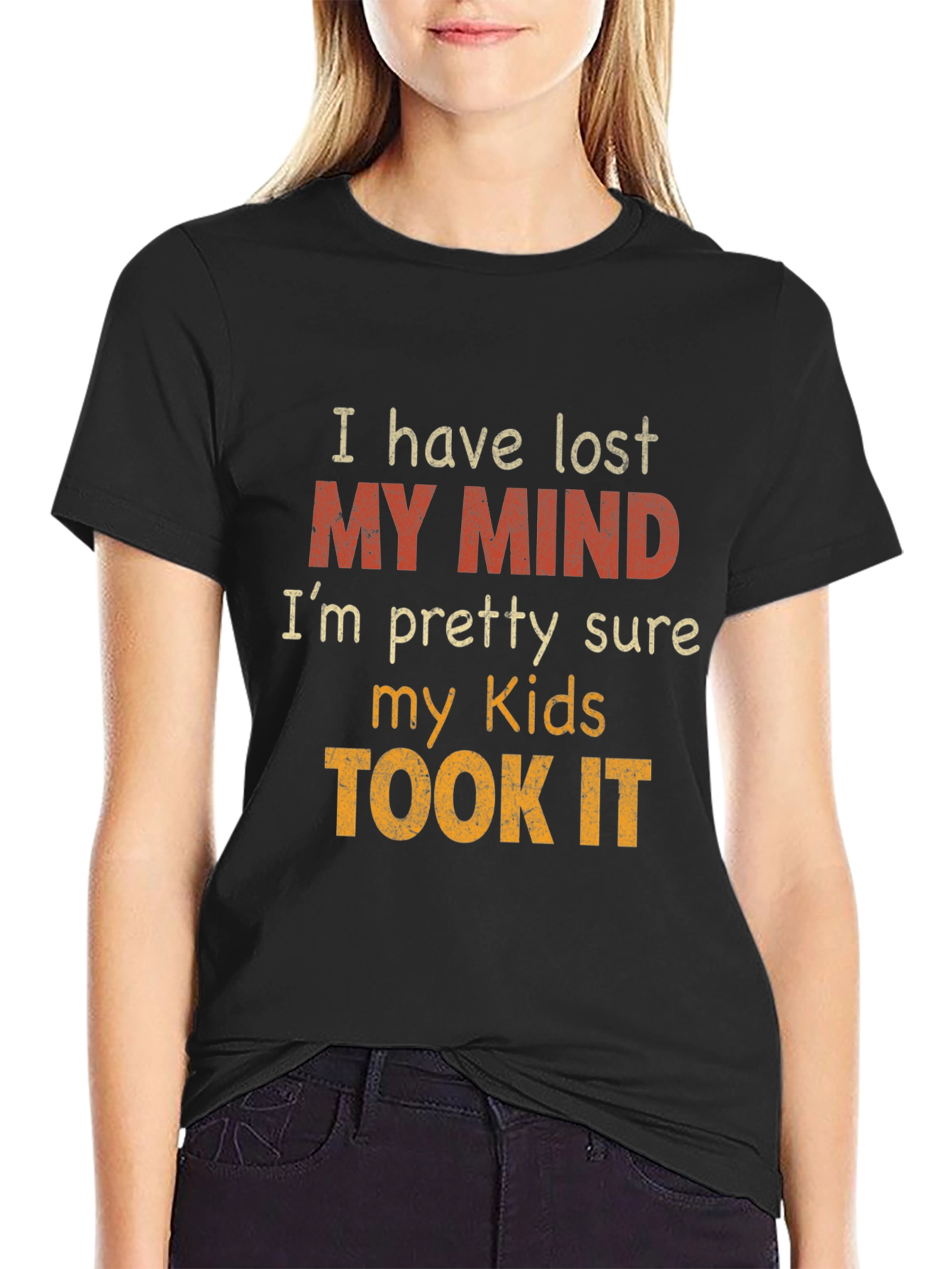 Lost My Mind Kids T-Shirt: Funny Novelty Graphic Tee