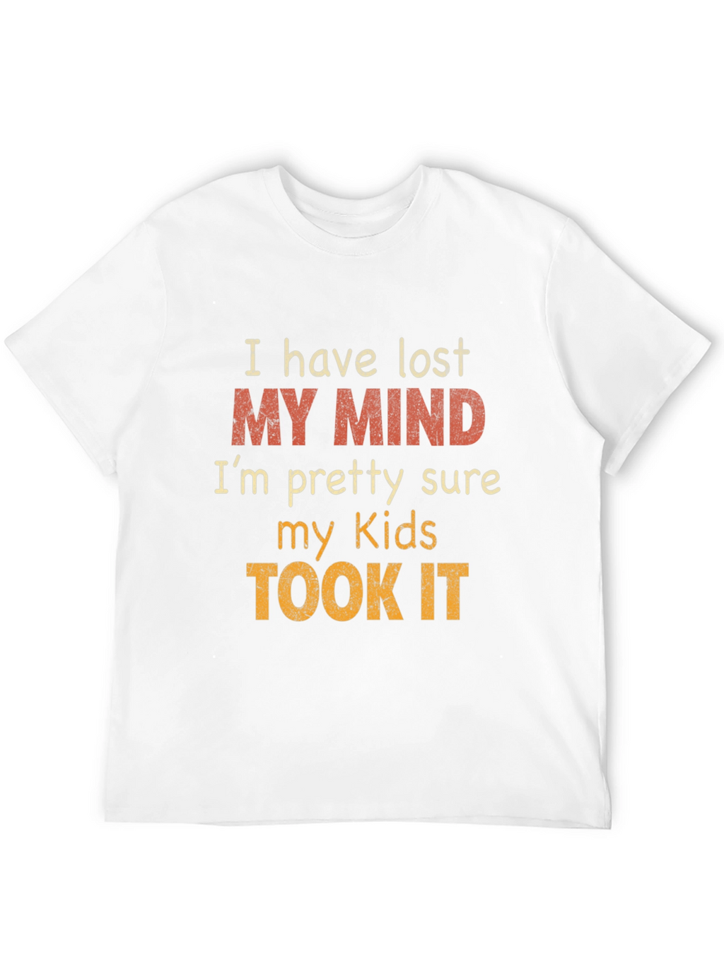 Lost My Mind Kids T-Shirt: Funny Novelty Graphic Tee