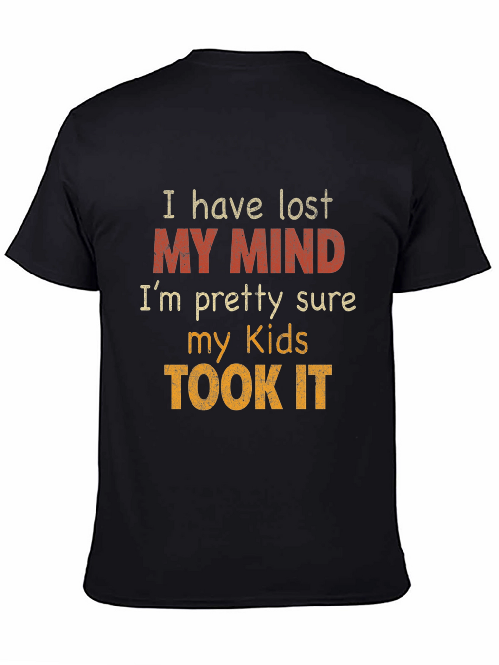 Lost My Mind Kids T-Shirt: Funny Novelty Graphic Tee