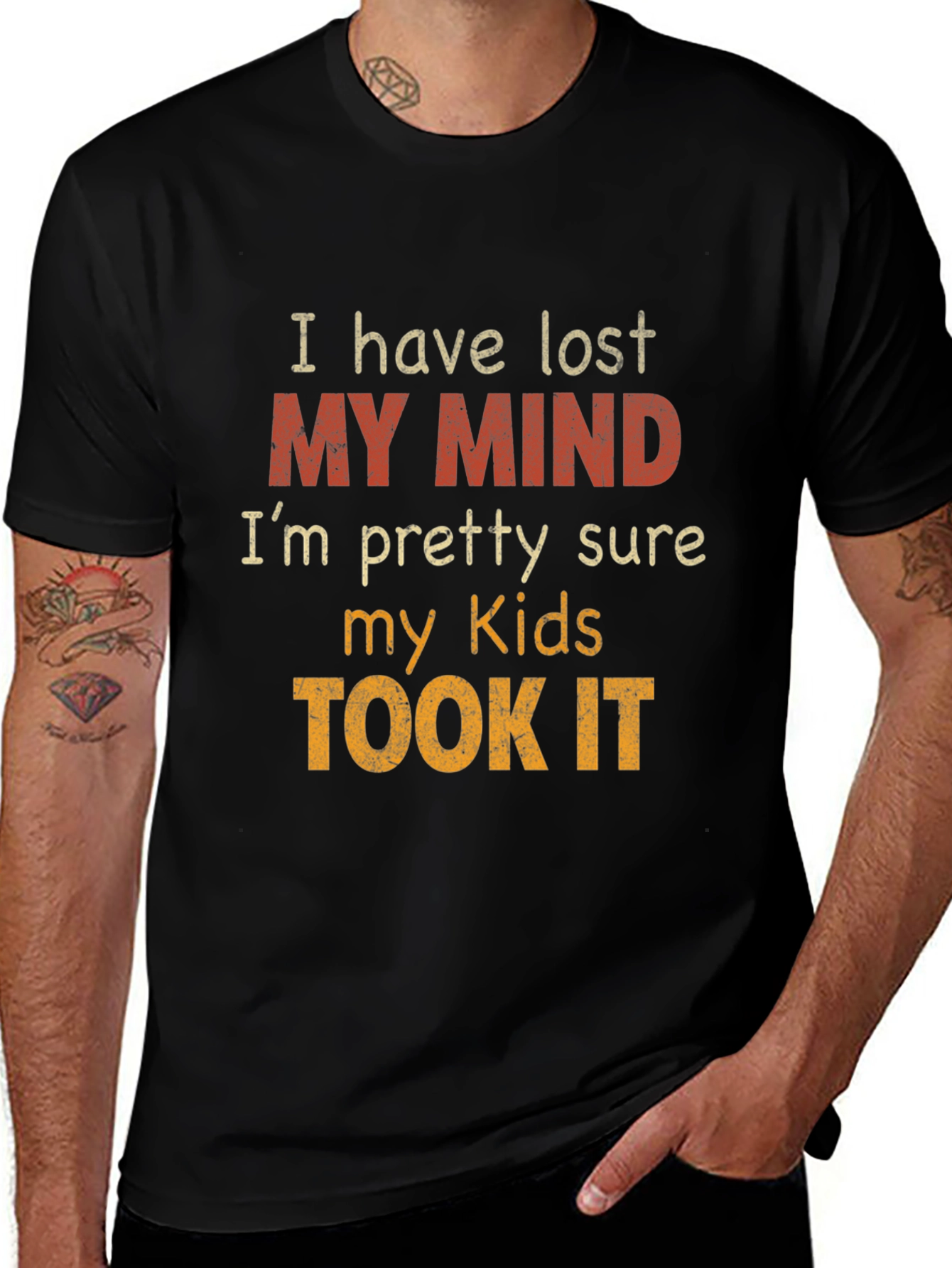 Lost My Mind Kids T-Shirt: Funny Novelty Graphic Tee